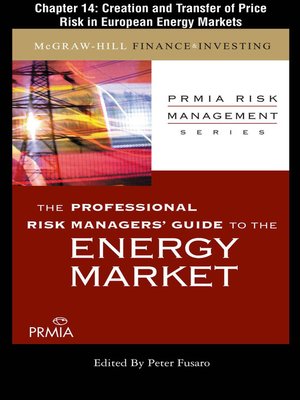 cover image of Creation and Transfer of Price-Risk in European Energy Markets